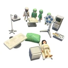 1974 Playmobil Medical Surgery Room Lot Figures Equipment Incomplete Geobra