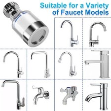 Faucet Water Filter Tap Filtration Kitchen Sink Mount Purifier System 360 Rotate
