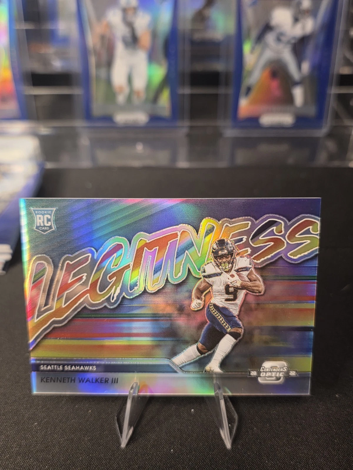Kenneth Walker III 2022 Optic Contenders Legitness RC Case Hit