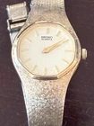 Seiko Vintage Quartz Gold Tone Ladies Watch New Battery Working Order