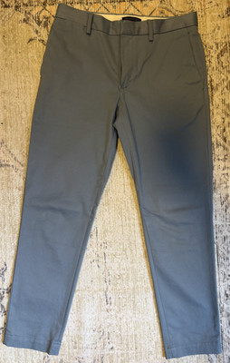 Banana Republic Mason Athletic Tapered Fit Blue Chino Pants Mens 31x30