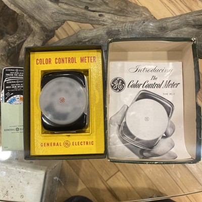 Vintage Color Control Meter - General Electric Light Meter Type PC - 1