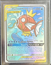Magikarp & Wailord GX TAG TEAM Alternate Full Art 161/181 Sm-Team Up Holo