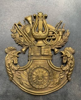 Plaque Shako Musique Monarchie De juillet