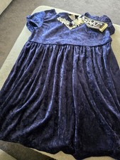 Vintage Swat Dress Girls Size 6 New With Tags Navy Blue