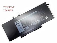 4GVMP Battery For Dell Latitude 5400 5500 Precision 3540 9JRYT C5GV2 Laptop 68Wh