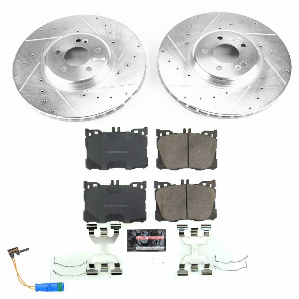 Power Stop Brake Kit For Mercedes-Benz E400 2018 Front Z23 Evolution Sport Foto 2 de 4