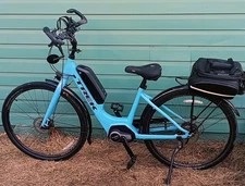 Trek Verve+ 3 Lowstep Hybrid E-Bike Azure Blue EUC Certified To UL 2849
