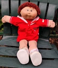 Vintage Cabbage Patch Kids Boy Doll #1 Auburn Loop