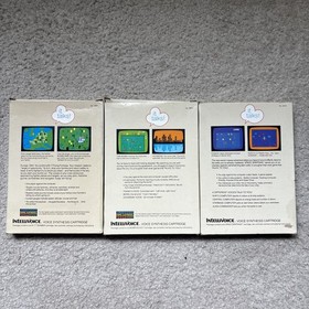 Intellivision Game lot CIB Lot &ndash; B-17 Bomber, Bomb Squad, Space Spartans. WORK!