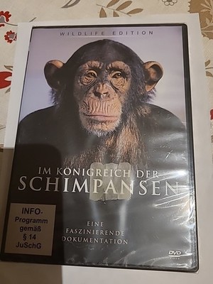 DVD IM KÖNIGREICH DER SCHIMPANSEN DOKUMENTATION NEU ORGINAL VERPACKT
