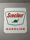 Vintage “Sinclair Dino” Gasoline Advertising Porcelain Gas Pump Plate Sign