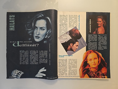 Vanessa Paradis - Rare Finnish newspaper from 1993 ( Full magazine )