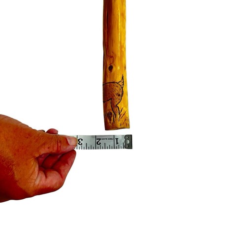 "De colección Nativo Americano Tallado a Mano Madera Medicina Tótem Flauta Ciervo Seta F# 22x2""" - Imagen 10 de 10
