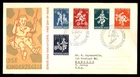Mayfairstamps Netherlands FDC 1958 Children Playing Boy Swinging First Day Cover