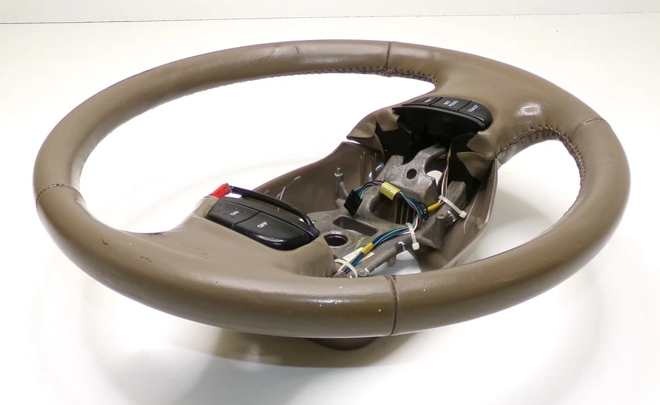 Volante Ford Excursion 99-07 F250 F350 Superduty cuero marrón tostado F-250 Foto 3 de 4