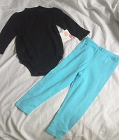 Baby Clothes Starting Out 18m Bodysuir Pants 2 Pc Set Black Blue Baby Clothes Starting Out 18m Bodysuir Pants 2 Pc Set Black Blue