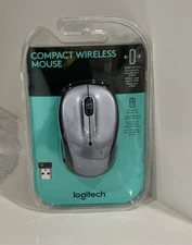 Logitech M325 Wireless Wheel Mouse Silver & Black Windows Mac Brand New Sealed!