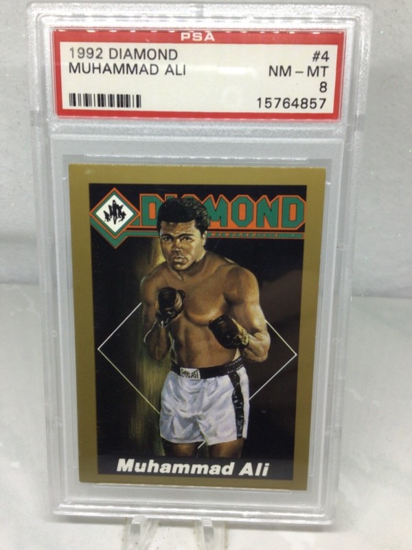 1992 Diamond #4 Muhammad Ali PSA 8