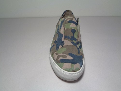 J/SLIDES J Slides Size 7 M ALARA 1 Green Camo Leather Sneakers New Womens Shoes - Picture 4 of 12