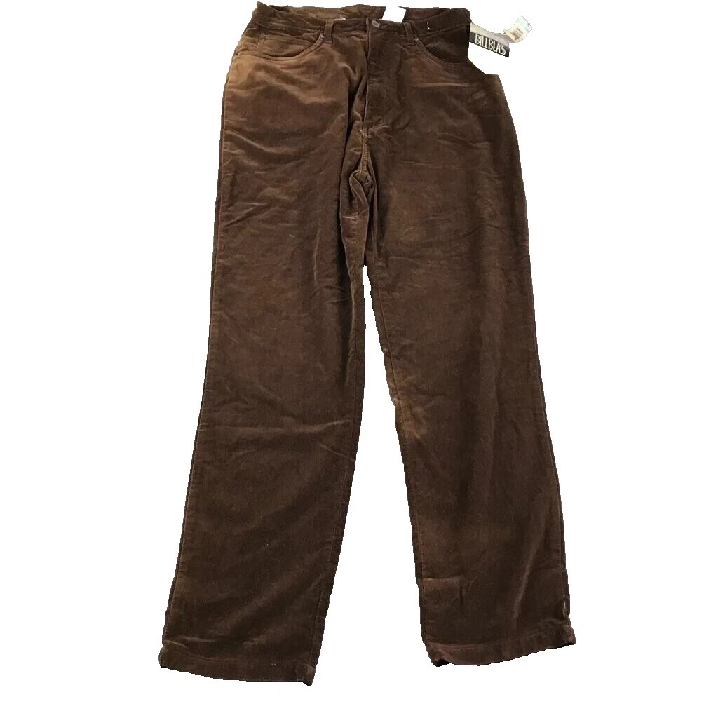 Calças femininas de Algodão Bill Blass