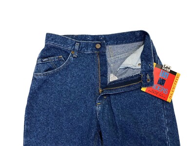 VTG Lee Easy Riders Pepper Wash Blue Denim Jeans Womens 11
