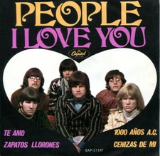 People ‎– I Love You (1968) Capitol Discos ‎– EAP 21197 vinyl 45 NEW 7" rare 