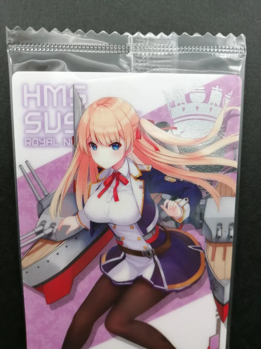 Azur Lane HMS SUSSEX Wafer Card R 17 Bandai 2017 Japan Game Anime