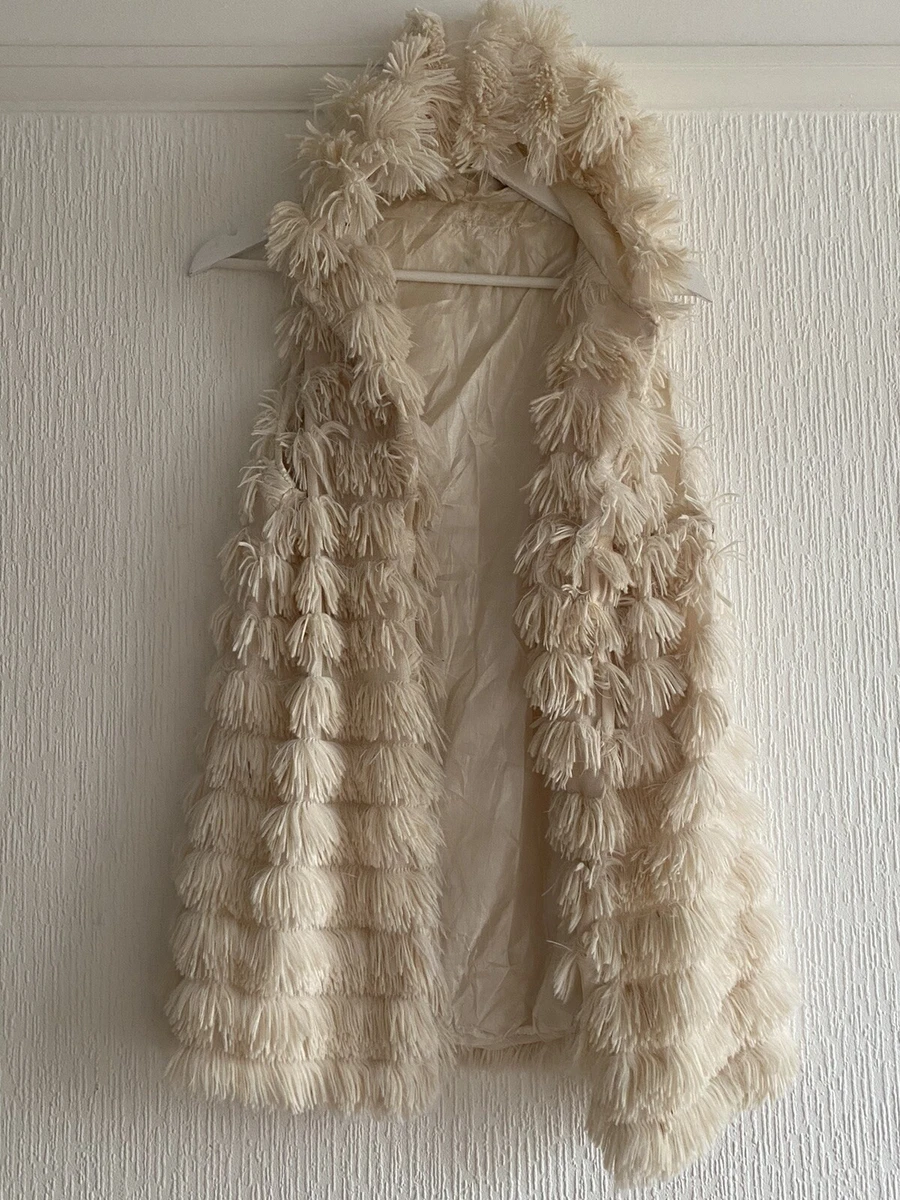Shaggy fur shop gilet