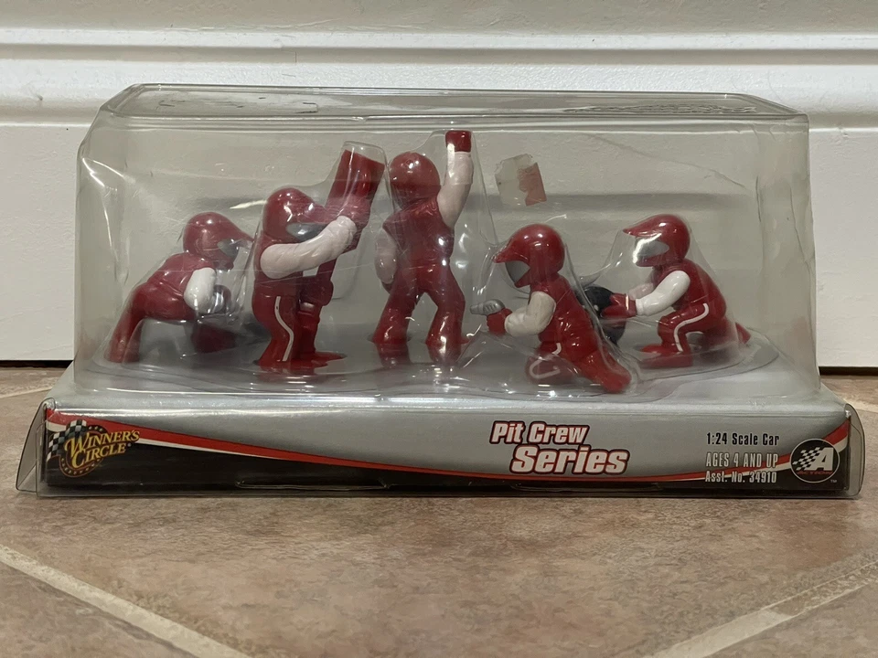 NASCAR Pit Crew Miembros Ganadores Círculo Serie Dale Earnhardt Jr. Rojo Blanco 1:24 Foto 3 de 4