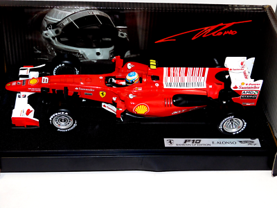 1/18 ホットウィール F10 F.ALONSO 　バーレーンGP　アロンソ Formula 1 F1 Ferrari F10 Alonso 2010 Bahrain GP 1/18 Car #8 by Hot