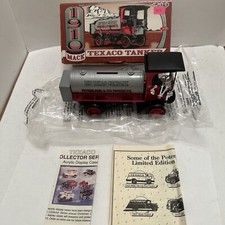Ertl Diecast Texaco 1910 Mack Texaco Tanker Truck Bank, New
