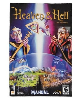 Heaven & Hell ... Live and Let Die!  PC Game Manual ONLY (no game) RARE