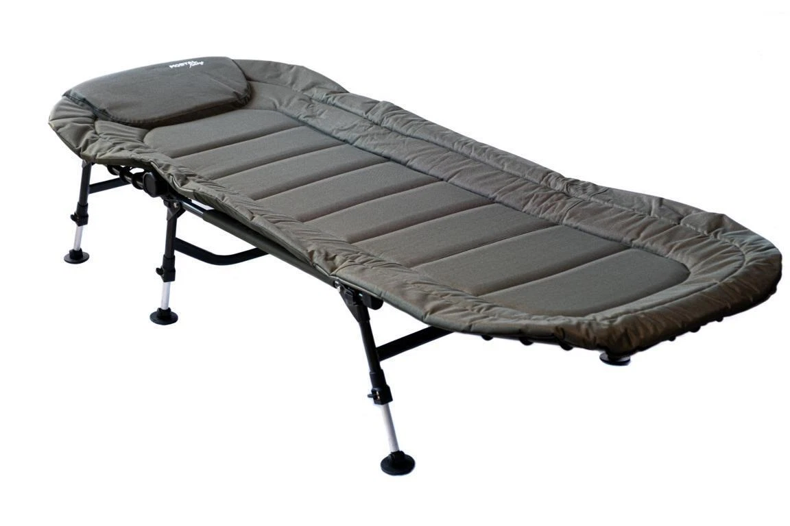 Lettino Da Pesca Pieghevole Per Carpa - 200x64x32 Cm, Portata 150 Kg, Con Custodia, Ideale Per Campeggio E Riposo