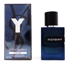 Y by Yves Saint Laurent L'ELIXIR 2.0 oz. Concentrated Parfum Spray for Men New