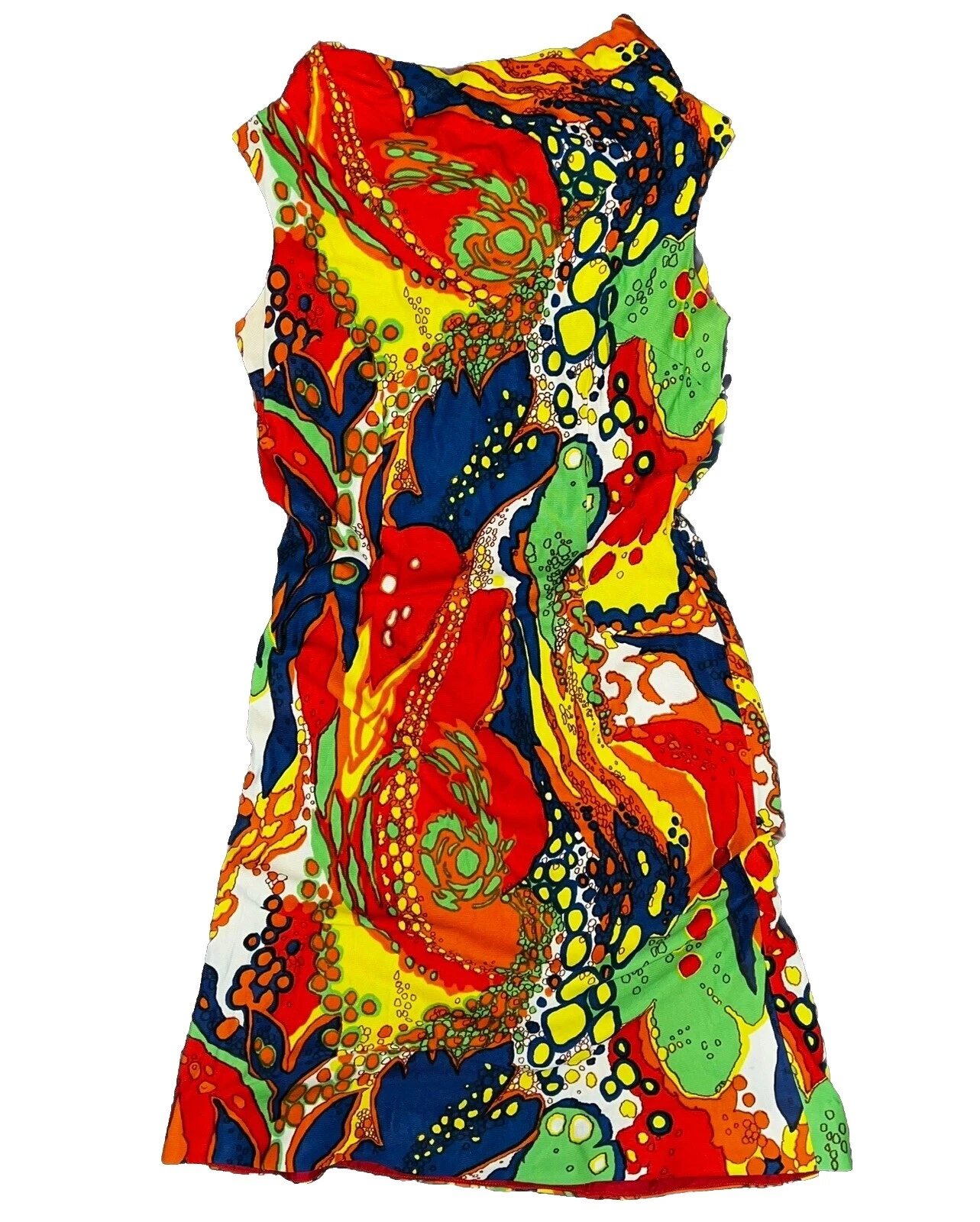 Psychedelic Maxi Vestidos Vintage para Mujeres