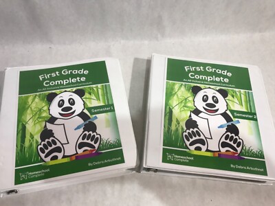 Homeschool complete first grade manuals semesters 1 and 2 NEW. 