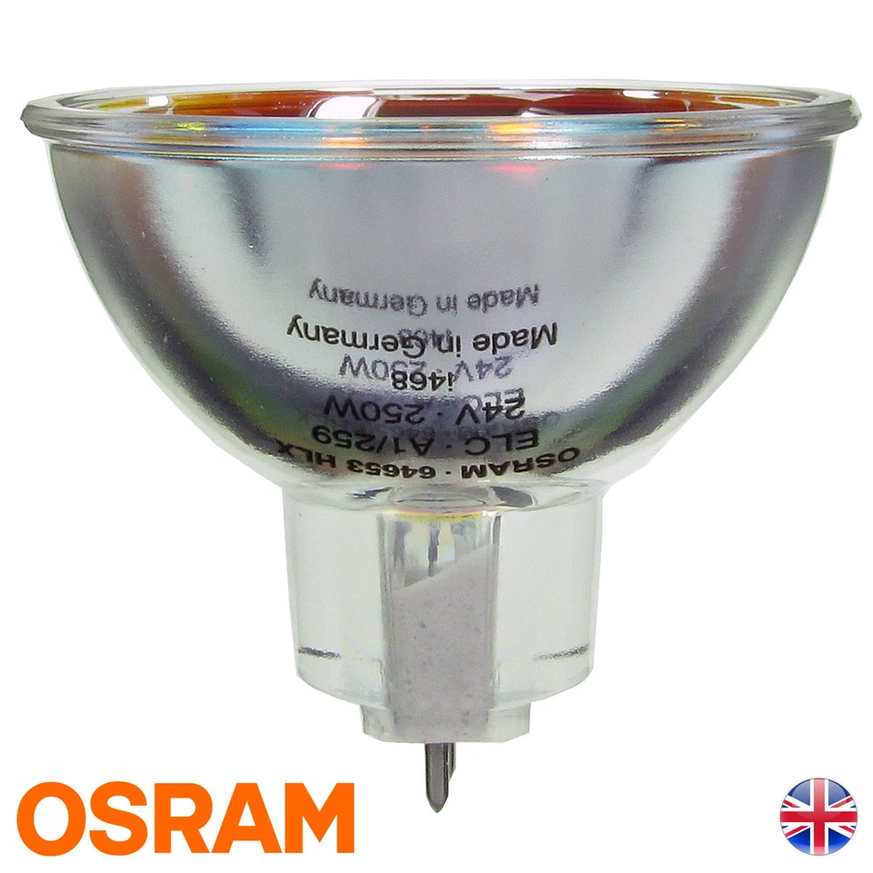 ELC 24v 250w GX5.3 XENOPHOT Osram A1/259 64653 Disco Stage Studio Bulb Lamp ELC - Image 2 of 4