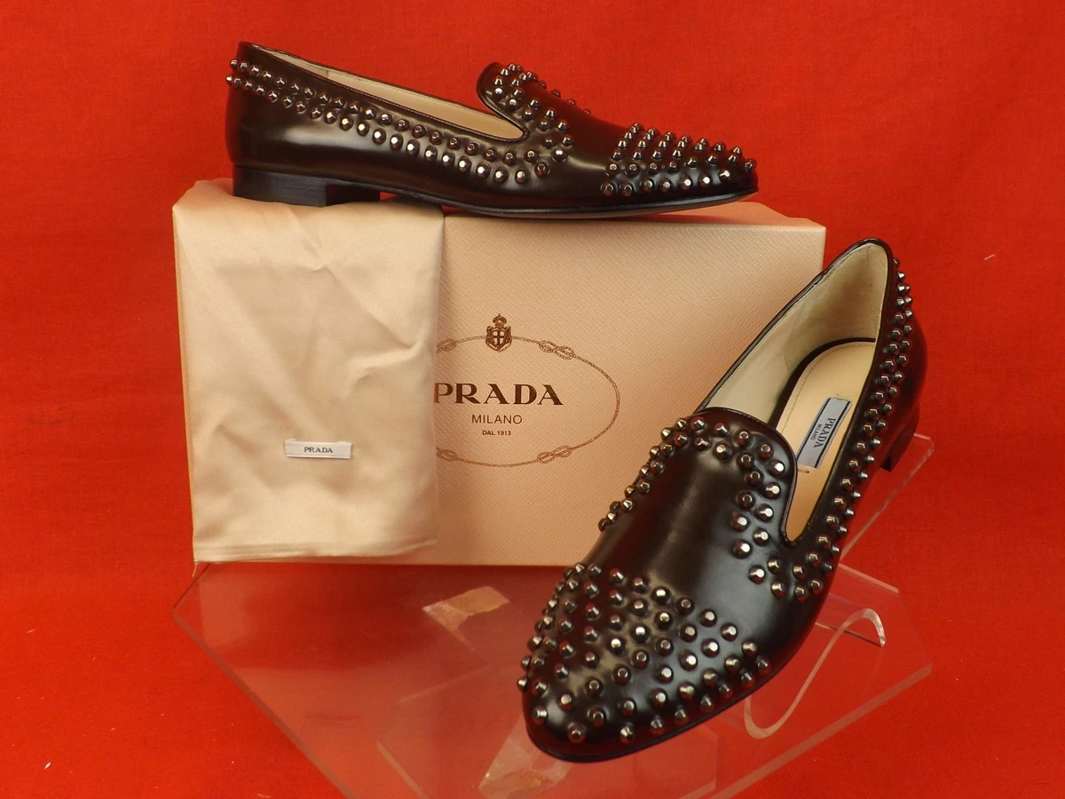 Prada 2025 studded loafers