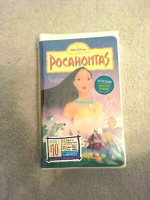 POCAHONTAS  (VHS, 1996)  - WALT DISNEY - BRAND NEW - FIRST RELEASE ON VHS