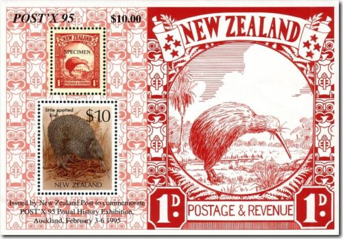 POSTE NOUVELLE-ZÉLANDE 1995 X 10 $ M/S (MNH) - Photo 1/1