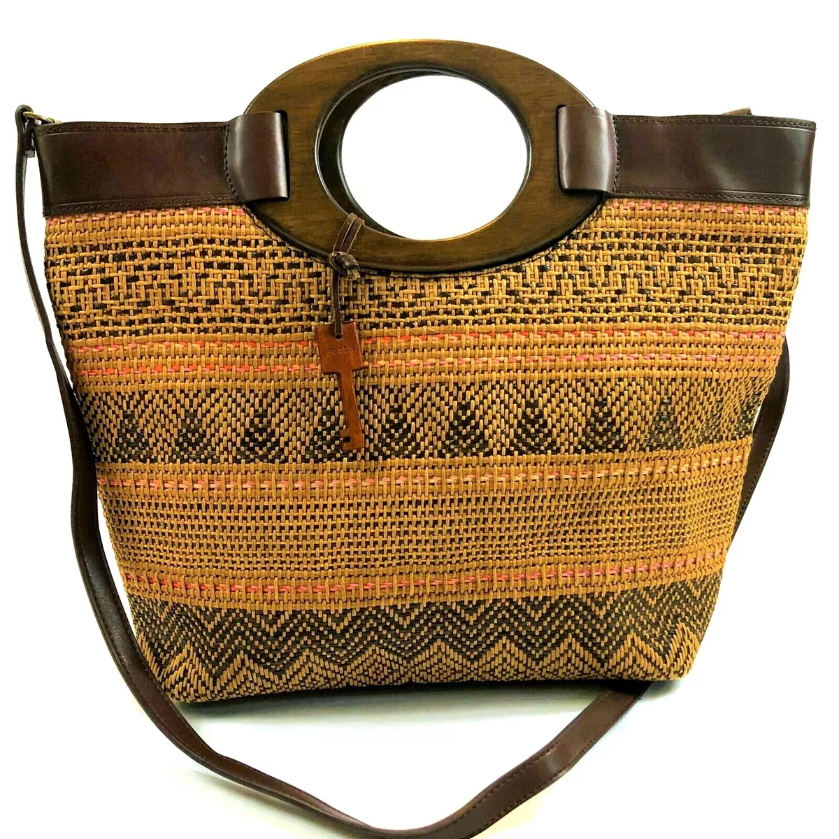 Keys Woven Beach Bag