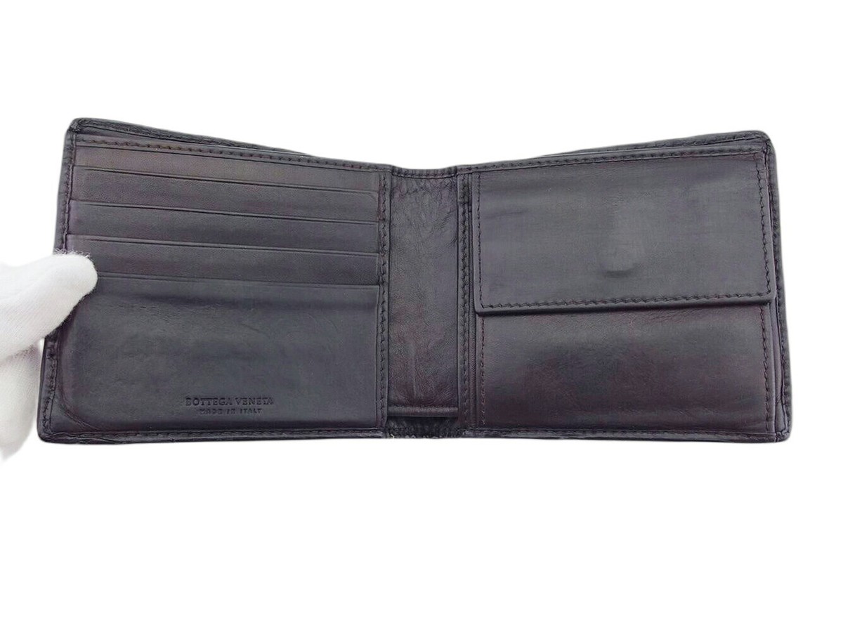 小物 BOTTEGA VENETA / Wallet Bottega Veneta Leather Intercciato Wallet Mint Blue