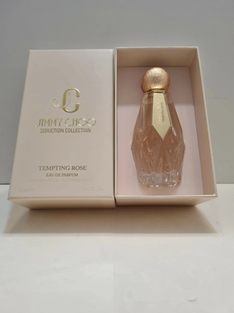 JIMMY CHOO TEMPTING ROSE SEDUCTION COLLECTION EAU DE PARFUM 4.1 OZ 125 ML DMG