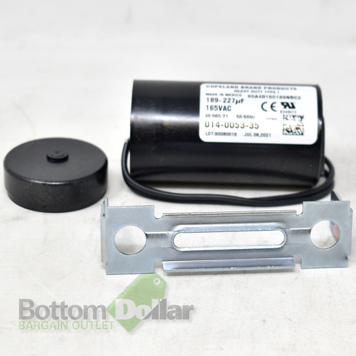 Copeland 914-0053-04 Heavy Duty Type 1 189-227 MFD 165 Volts Copeland 914-0053-04 Heavy Duty Type 1 189-227 MFD 165 Volts