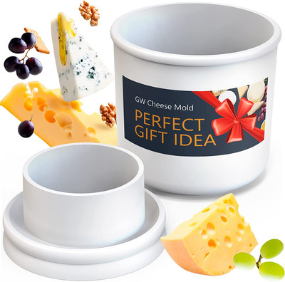 Cheese Making Kit   Cheese Mold 2L with a Follower Press   Cheesemaking Suppl...
