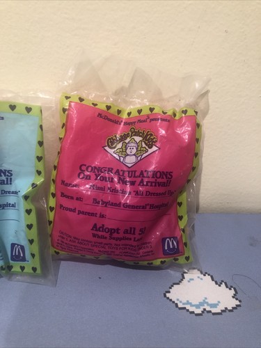 1992 McDonald's Happy Meal Cabbage Patch Kids Toys - LOT of 3 - Sealed / NIP - Picture 6 of 8