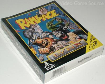 Atari Lynx Rampage Game Cartridge *Original versiegelt