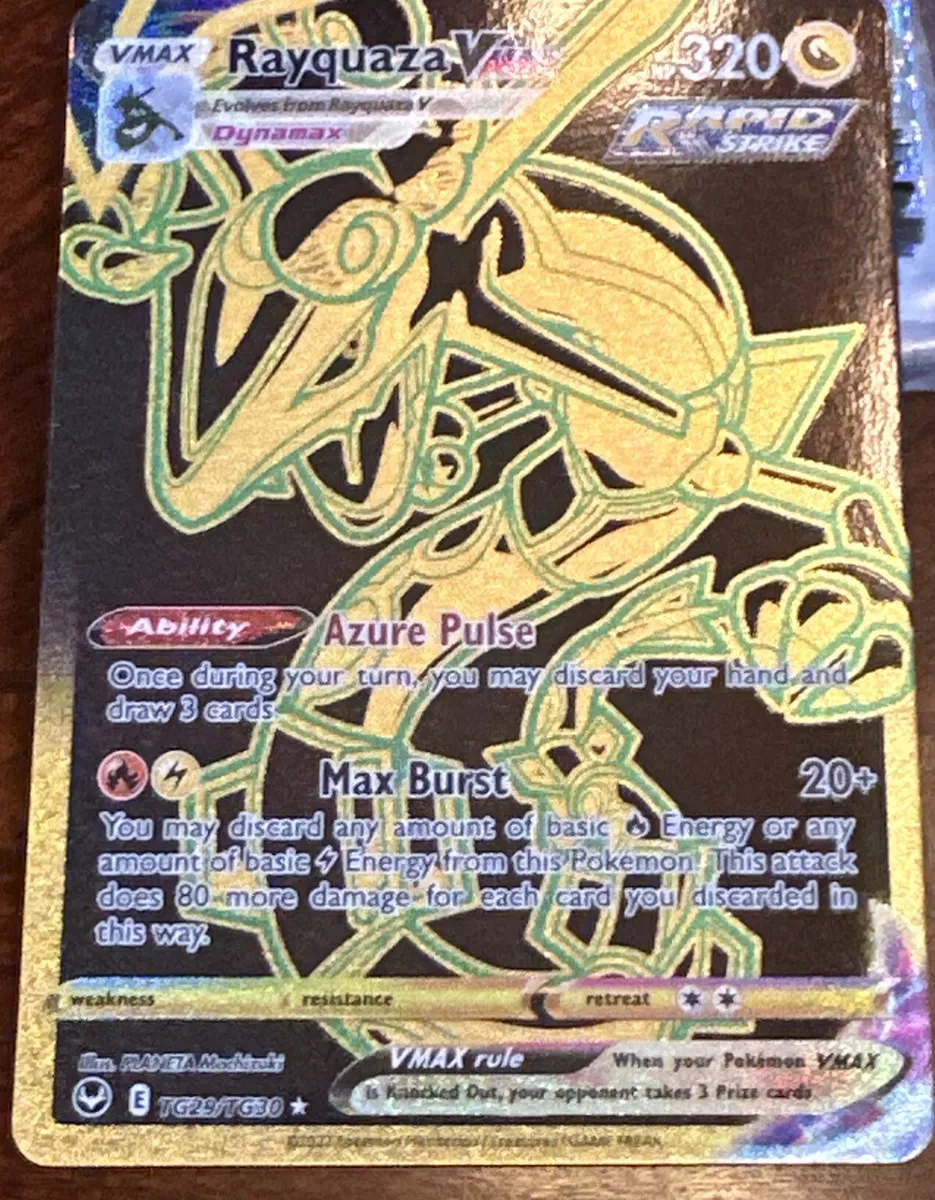 Pokémon TCG: VMAX Climax Secret Rare Preview: Rayquaza