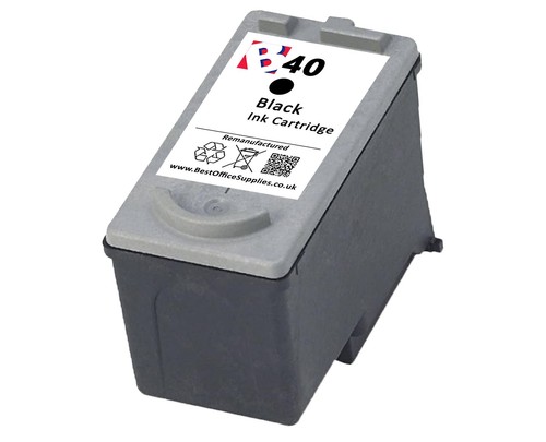 Refilled PG 40 Twin Pack Black Ink fits Canon Pixma MP460 Printer series - Picture 3 of 5
